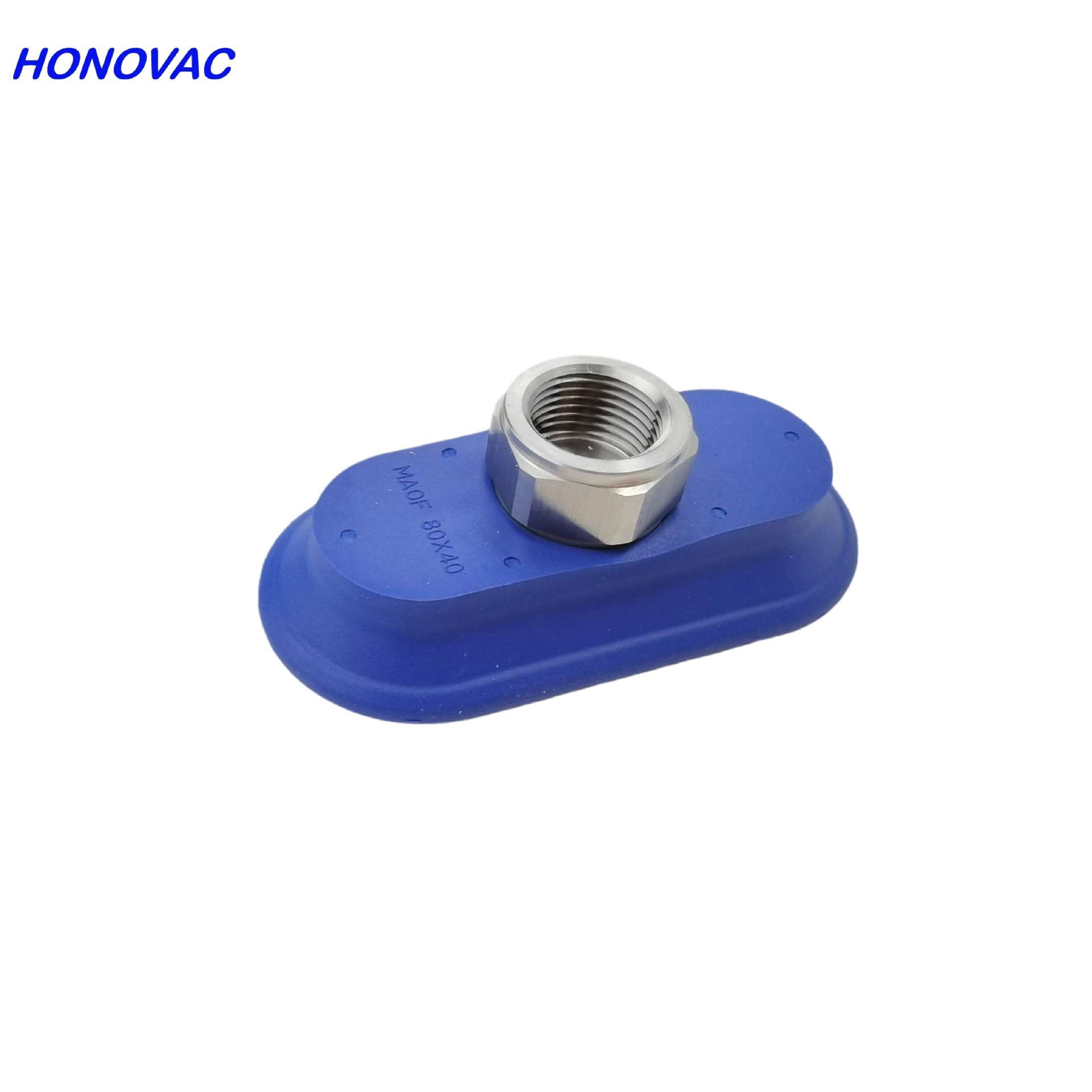 鸿诺扁平椭圆真空吸盘MAOF80 50 90 60X40 16 30 23 金属薄板抓取