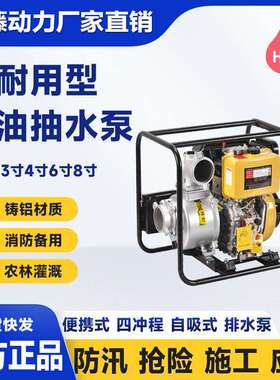 小型便携式柴油抽水泵YT20DP/YT30DP防汛农业灌溉园林绿化2寸3寸