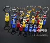 RV8 包 200只 圆形预绝缘端子O型冷压接线端子铜鼻子