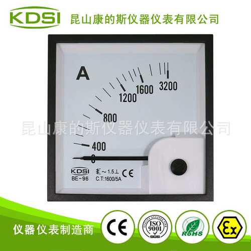 康的斯BE-96AC1600/5A交流电流表头指针式电流测量表头交直流