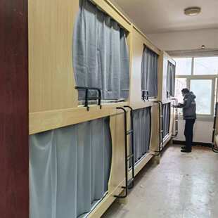 森格拆装组合钢木结构双层床宿舍上下铺铁艺收纳架多功能储物家具