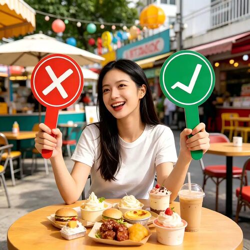 双面陶同款对错举牌免安装