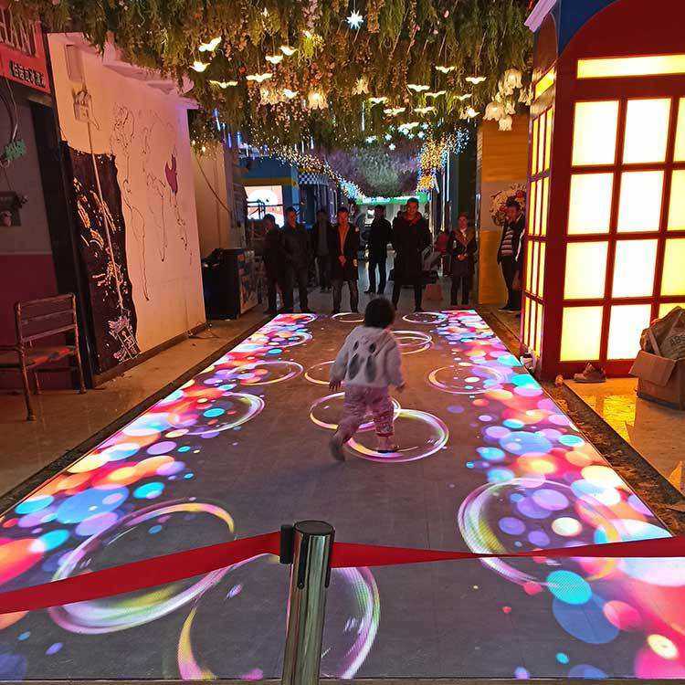 珠海LED互动地砖屏厂家 P3.91内置芯片感应地面显示屏幕模组,机械设备,其他机械设备,淘宝优惠券,粉丝福利购,淘宝优惠卷