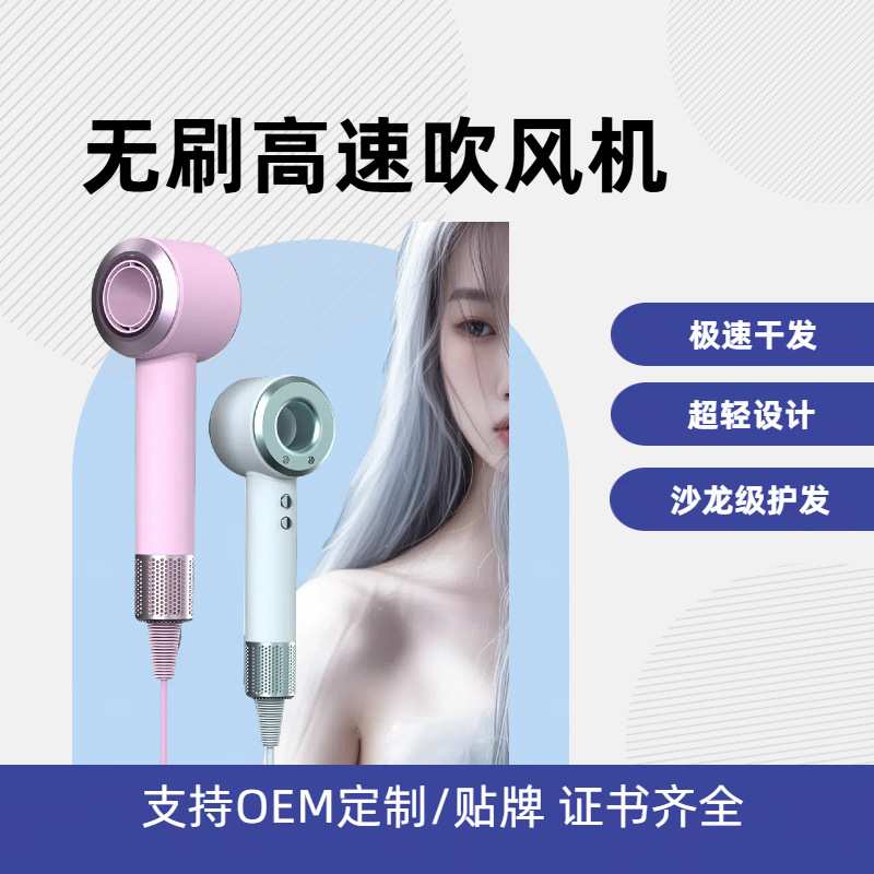 跨境高速电吹风机护发负离子发廊专用风筒大风力吹风机可定制厂家
