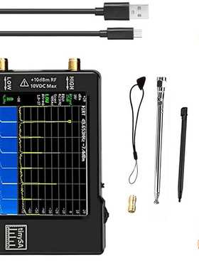 2.8 寸频谱分析仪 TinySA 频率范围低 100-350MHz 240-960MHz