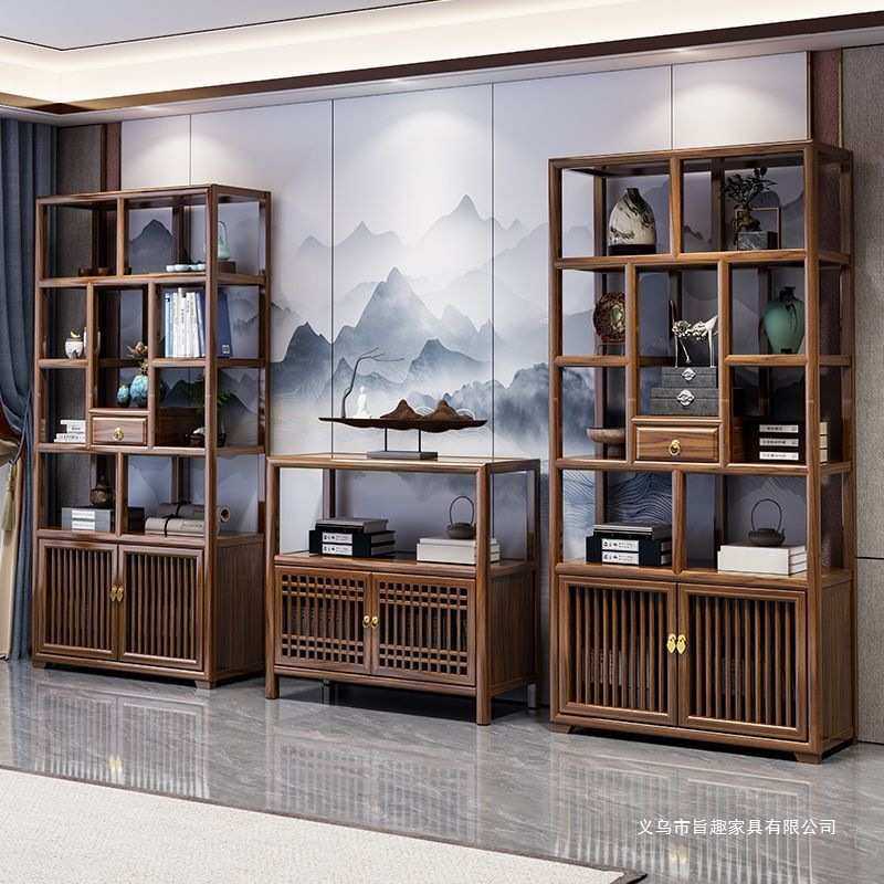 新中式实木博古架多宝阁置物架隔断摆件书房办公茶室展示柜书架子,金属材料及制品,其他金属制品,淘宝优惠券,粉丝福利购,淘宝优惠卷