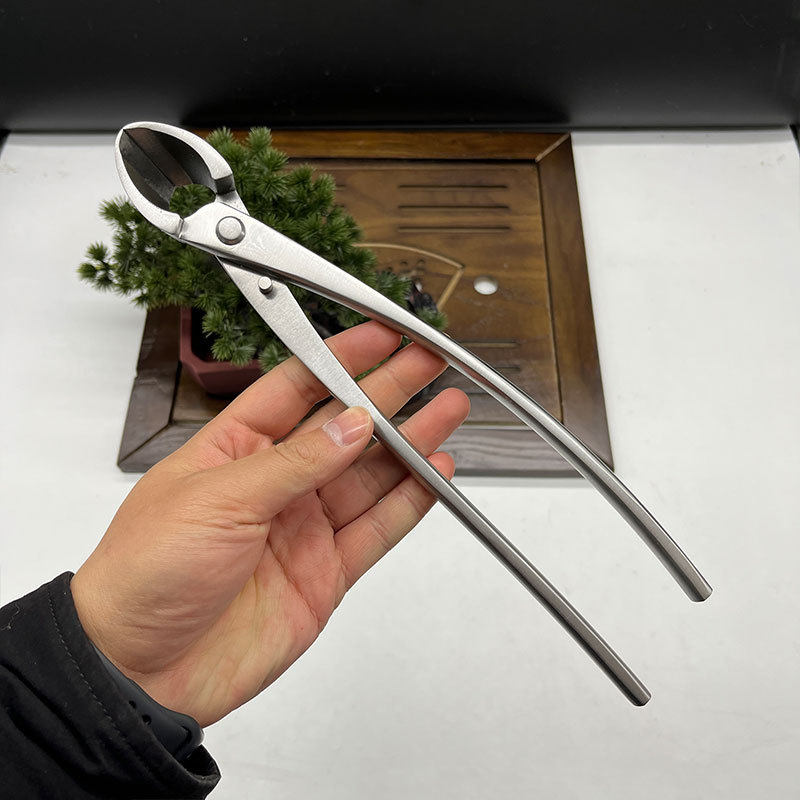 批发不锈钢盆景工具球形剪盆景剪园艺修枝剪盆栽工具盆景钳