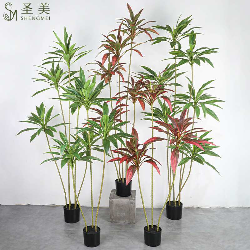 仿真朱蕉巴西铁树龙血树绿植假盆栽大型装饰摆件盆景假树场景布置