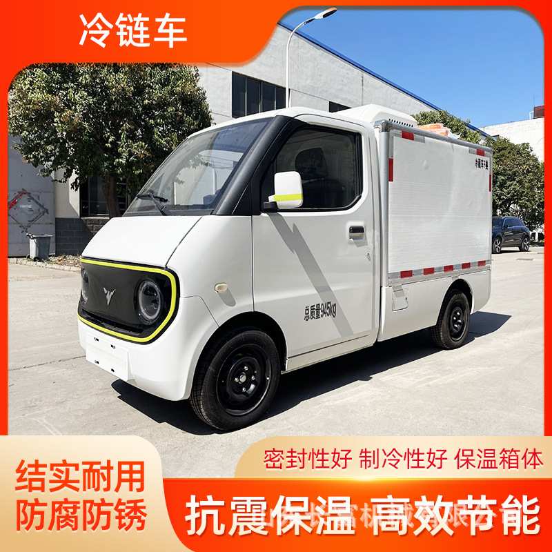 食品冻货保鲜保温车小型面包冷链车蔬菜水果食品冷链运输配送车