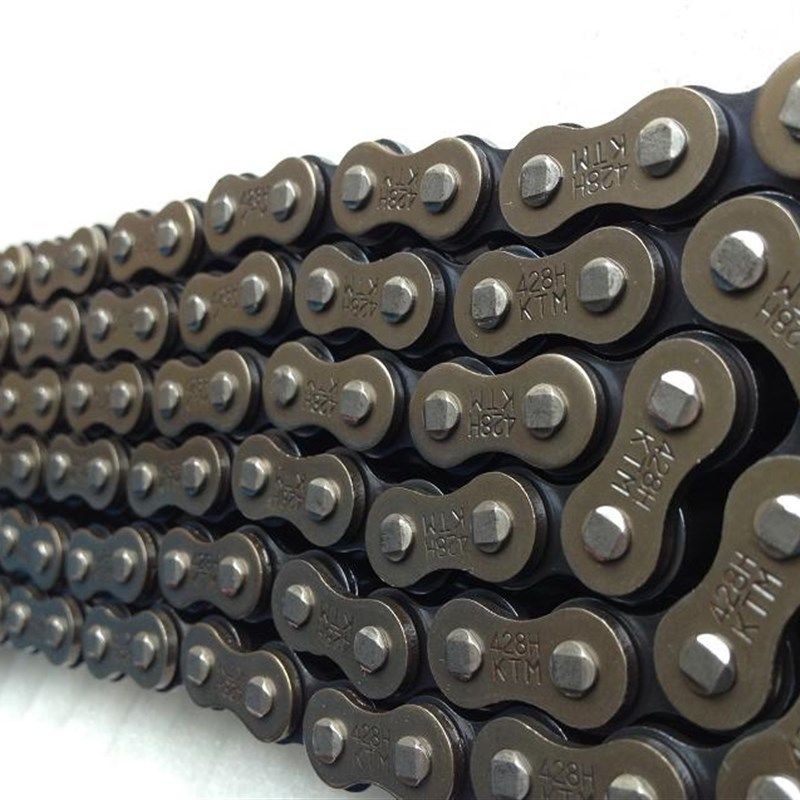 改装动力摩托车链条428H 渗碳处理技术改装 加强型链条 四点铆接