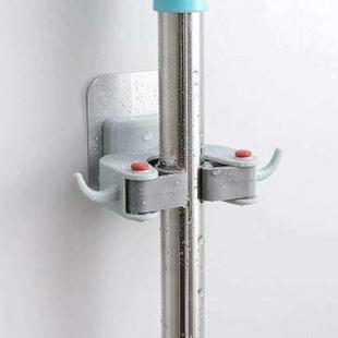 粘胶粘贴收纳架夹子家用固定卡座承重挂拖帕的挂钩拖把架无痕支。