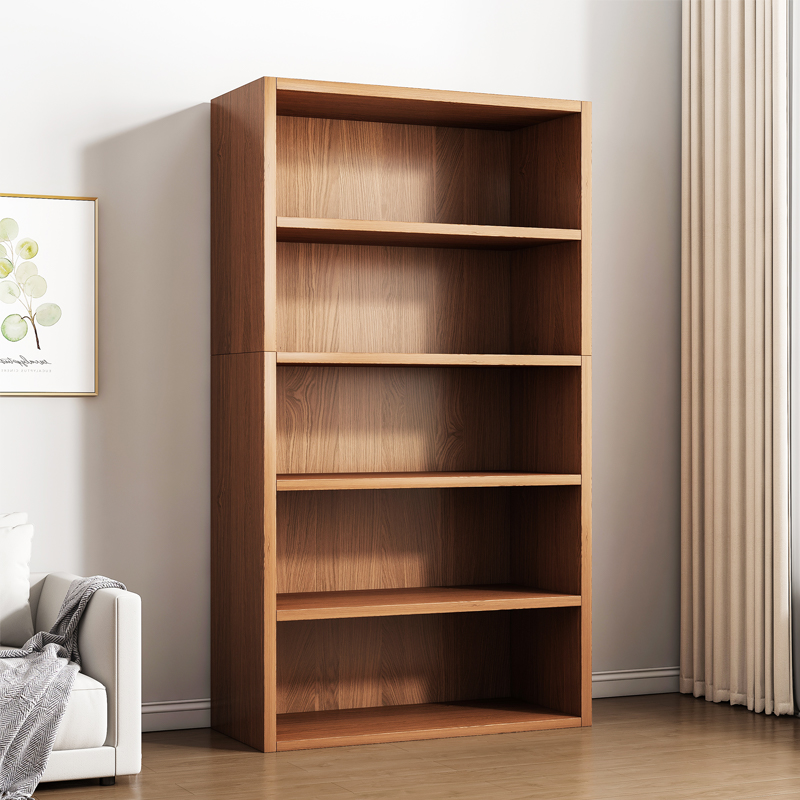 书架落地置物架客厅简易多层展示架储物柜图书馆书柜家用柜子