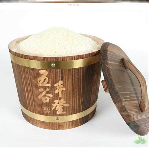 迷你抽拉式方形木桶桶装防虫组合木头米桶20家用装储米箱30