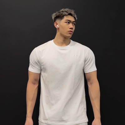 运动休闲T恤男款短袖买一送一