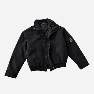 立领梭织夹棉外套夹克棉服廓形男女同款 WOKEN MIGHT