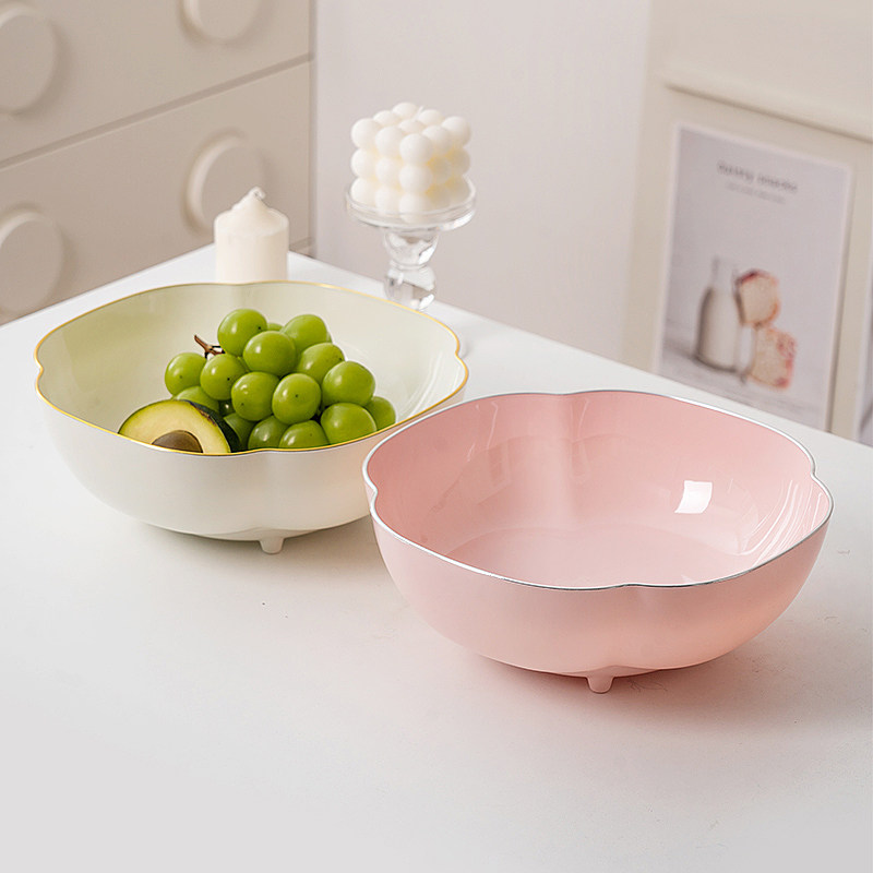 轻奢高级感水果盘客厅茶几家用果盆高档前台糖果盘坚果零食摆放盘