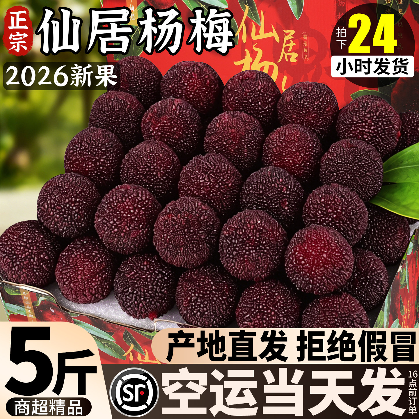 摘下2小时内速发!仙居产地直发