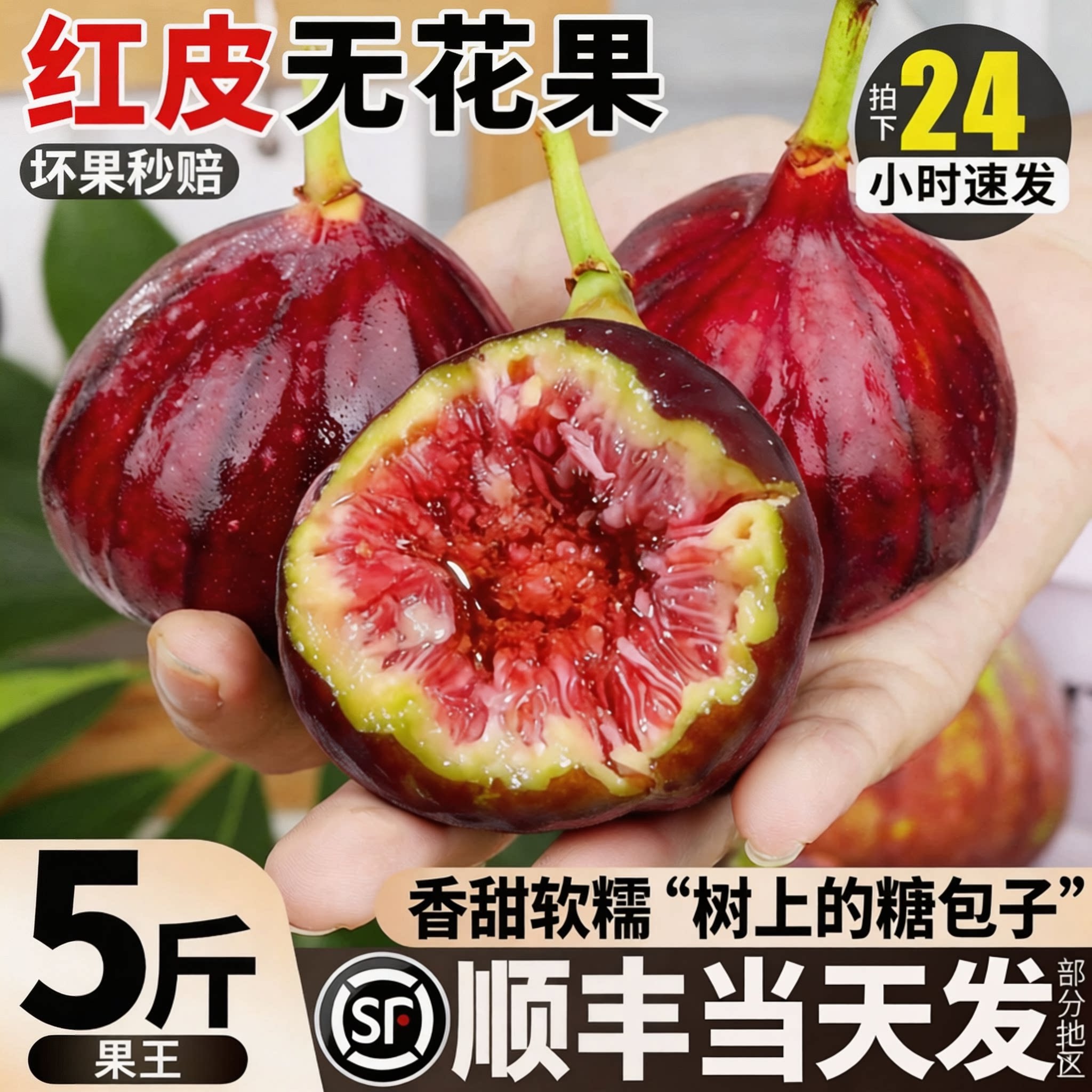 拒绝虫果丨只选高品质红皮无花果