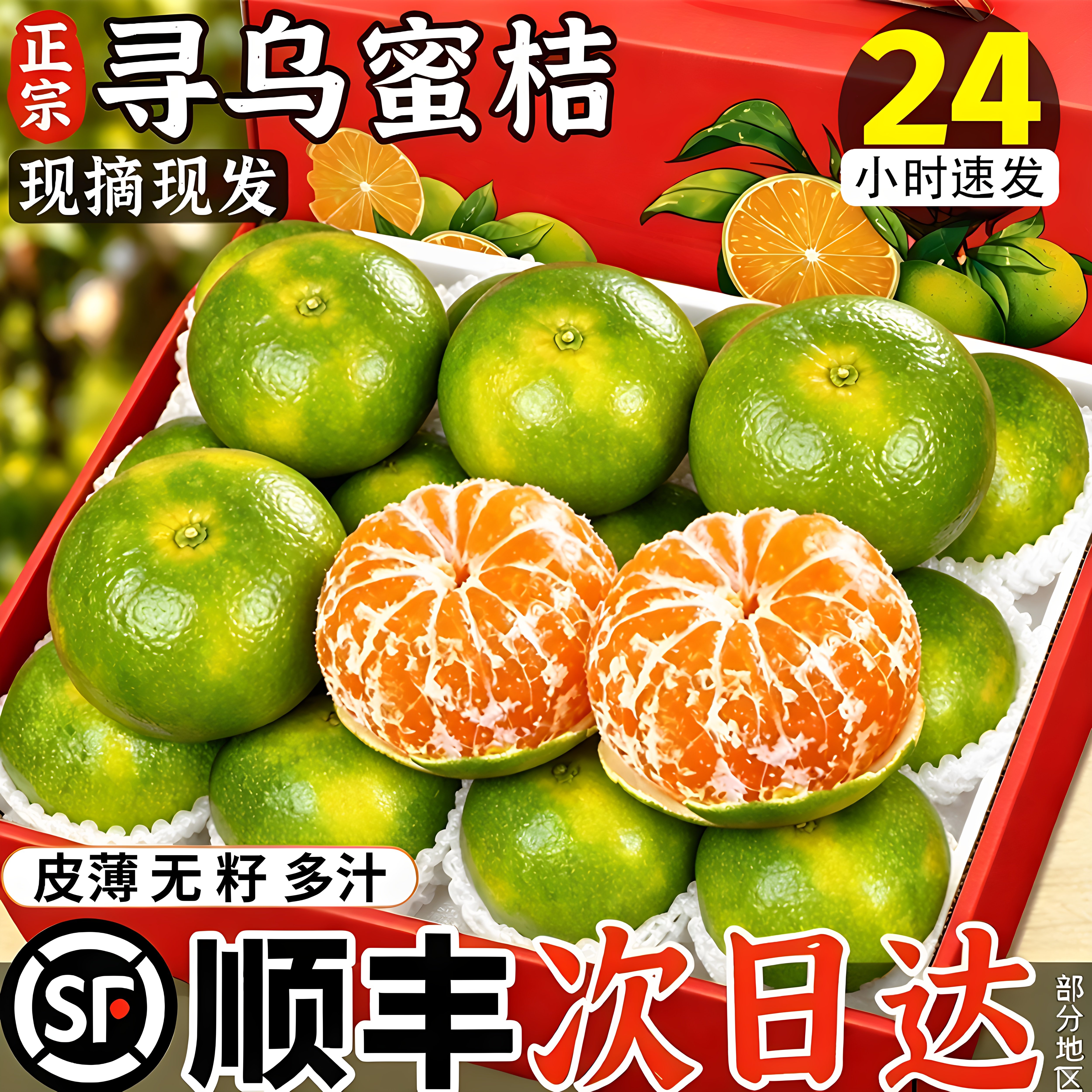 大果丨寻乌蜜桔丨顺丰可选丨现摘