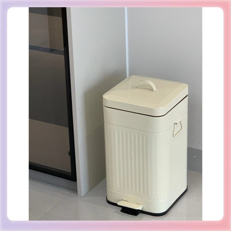 3YK客厅厨房垃圾桶家用大号大容量脚踩脚踏式厕所卫生间卧室带盖