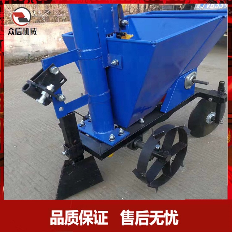 手扶土豆机播种土豆红薯洋芋单行开后施肥播种三包