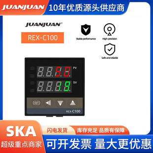 C100高精度多种输入数字显示PID智能调节温控仪表智能温控器 REX