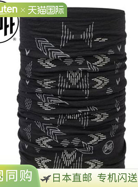 日本直邮BUFF 美利奴轻盈印花黑色围脖采用符合道德规范的美利奴1