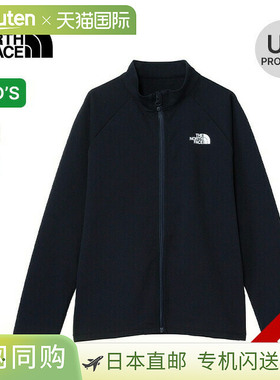 日本直邮The North Face 北面 儿童长袖防晒拉链夹克 L/S Sunshad