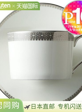 Wedgwood 茶杯 Wedgwood 维拉王 维拉 蕾丝白金 茶杯和茶碟 10534