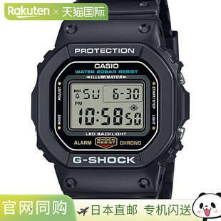 日本直邮DW-5600UE-1JF 卡西欧 CASIO G-SHOCK 品牌 数字 方形 黑