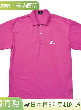 日本直邮LUCENT 网球男士女士青少年比赛球衣 莓粉色 XLP5092 吸