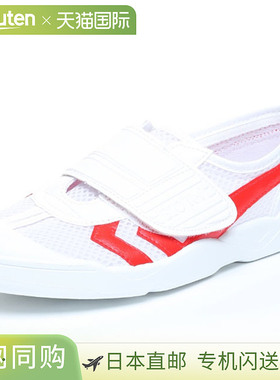 日本直邮MOONSTAR 室内鞋适用于男女中性青少年BioTEF 02红色2E魔