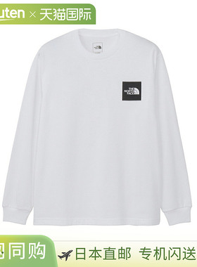 日本直邮The North Face 长袖方形徽标 T恤 (NT82534)