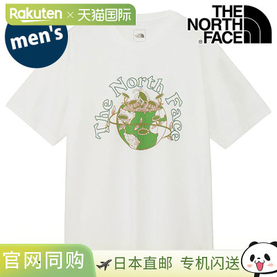 日本直邮The North Face 男士短袖印花T恤 [NT32652-W SS26] 男女