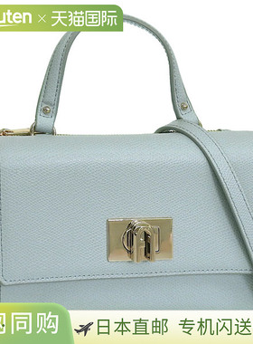日本直邮FURLA 女士 2WAY 单肩包 手提包 Outlet 皮革 浅蓝色 192