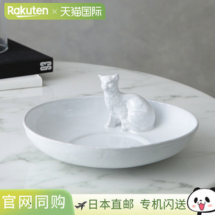 日本直邮Astier de Villatte Chat Bowl CPBCHT1一款以猫为主题的