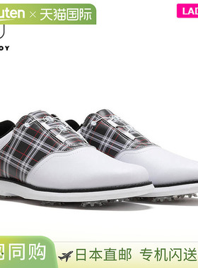 日本直邮FootJoy 女士 eComfort BOA 软钉高尔夫球鞋 98768 白色/
