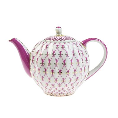 日本直邮Imperial Porcelain（帝国瓷器）钴蓝网纹 茶壶 600ml