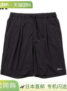 日本直邮NANGA 男士 PLC 短途短裤 N2501-1E406A 黑色/绿色