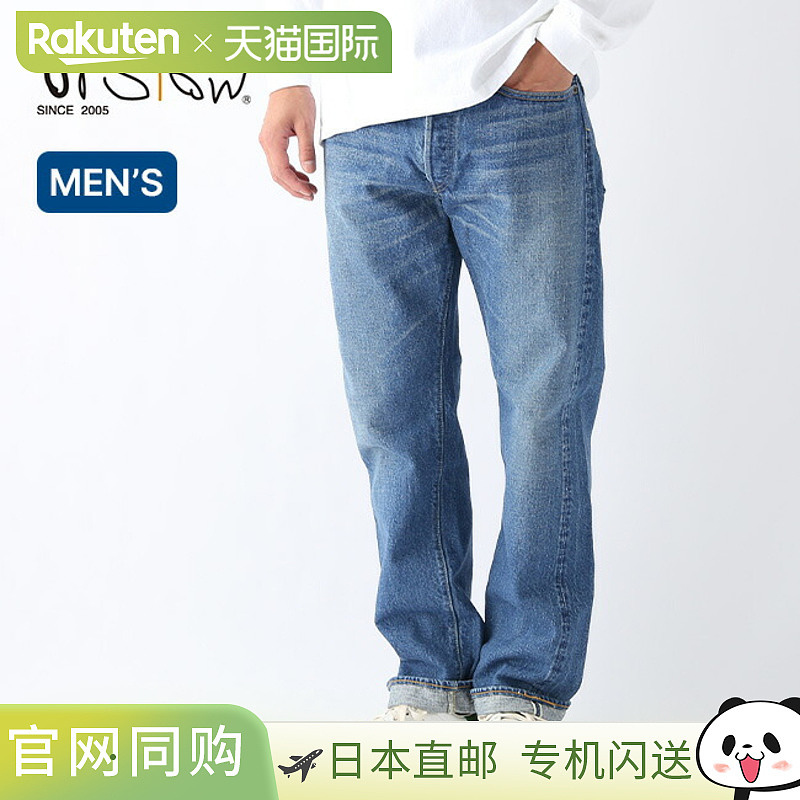 日本直邮orslow 105 标准 SELVEDGE DENIM 男式 01-1050-84 下装