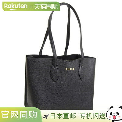 日本直邮Furla 女士 ERA S 手提包黑色皮革WB00975BX0306O6000