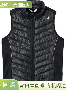 日本直邮Le coq sportif 女士加厚网球防风背心 (LN5FVE90L-BK00)