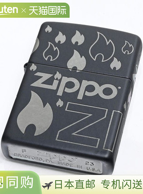 日本直邮ZIPPO 煤油打火机不含油ZIPPO DESIGN哑光x银子48908吸烟