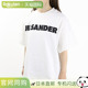JIL 恤徽标T恤圆领印花徽标棉质剪裁女士 SanderT恤T SANDER Jil