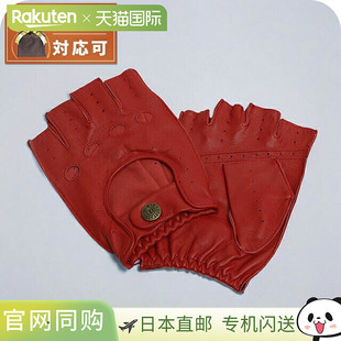 无指手套 男士 SNETTERTON 红 手套 BERRY 日本直邮DENTS 1009