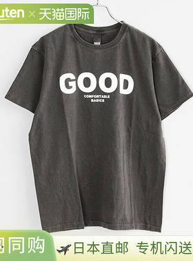 日本直邮GOOD ON 标志短袖T恤男士上衣短袖圆领印花T恤 [OLSS-541