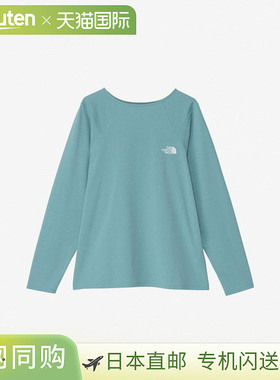 日本直邮THE NORTH FACE 女士长袖 ES 设计圆点 T恤 (NTW82582-BE