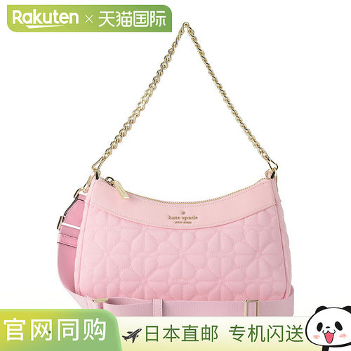 日本直邮Kate Spade 单肩包 Flower KK077 651 女款 粉色
