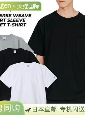 日本直邮[Champion Reverse Weave(R) 短袖口袋T恤] Champion REV