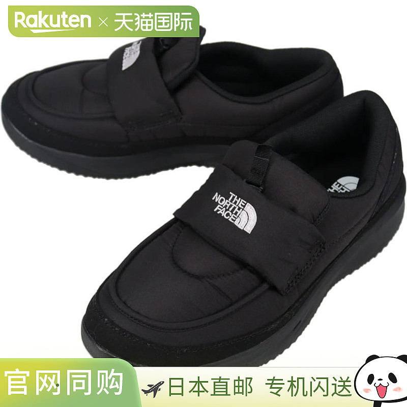 日本直邮The North Face Nuptse 乐福鞋TNF 黑色/TNF 黑色NF52575